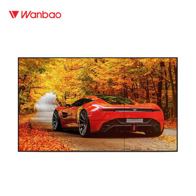 1080P TV LCD ścienne panele wideo Rozwiązanie 55-calowa super wąska ramka LED