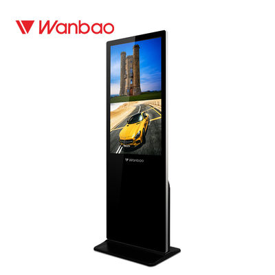 Stojący na podłodze odtwarzacz reklamowy LCD 1080P 10 punktów ekran dotykowy na podczerwień