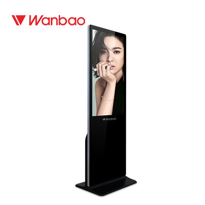 32-calowy, wielojęzyczny, stojący, podłogowy odtwarzacz reklamowy LCD do centrum handlowego