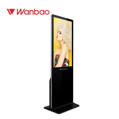 Stojący na podłodze odtwarzacz reklamowy LCD 1080P 10 punktów ekran dotykowy na podczerwień