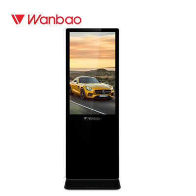 65-calowy cyfrowy wyświetlacz reklamowy, podłogowy odtwarzacz reklamowy LCD