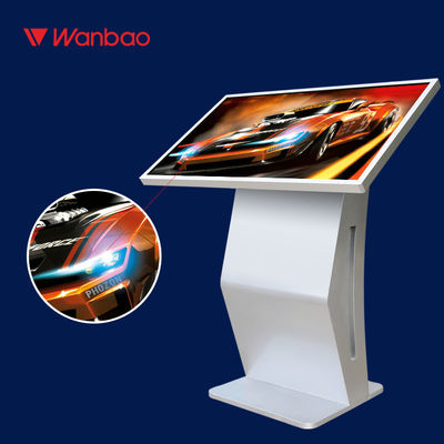 55-calowy interaktywny ekran dotykowy Kiosk Stojący kiosk reklamowy