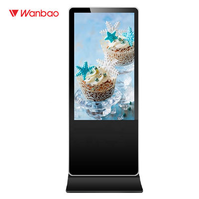 Wyświetlacz LED LCD do zastosowań wewnętrznych z cyfrowym wyświetlaczem reklamowym z ultra cienkim korpusem 4 cm