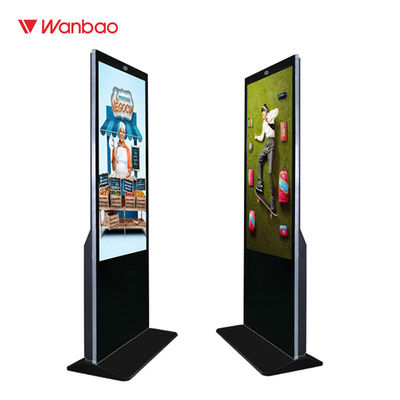 Stojący na podłodze ekran dotykowy LED Digital Signage do reklamy wewnętrznej