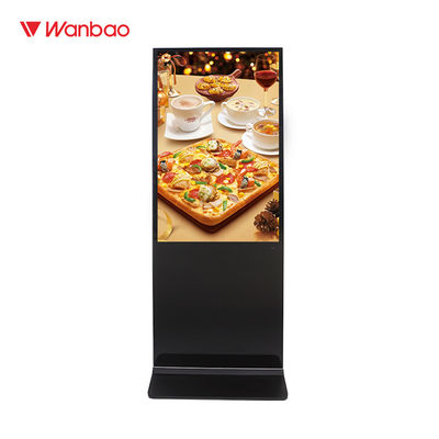65 &quot;Stojący podłogowy odtwarzacz reklamowy z ekranem LCD Wewnętrzny wyświetlacz LCD Digital Signage