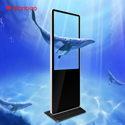 Stojący na podłodze kryty LCD Digital Signage WiFi Full HD Cyfrowy panel reklamowy