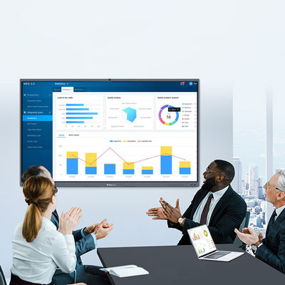 Rama ze stopu aluminium Interaktywny H8Q 75-calowy monitor Smart Board Ir Touch