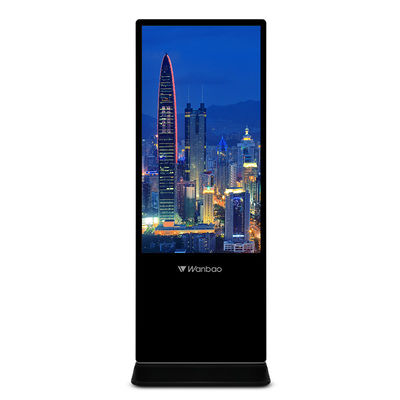 65-calowy kryty wyświetlacz LCD Digital Signage Odtwarzacz reklamowy w wielu językach