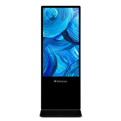 Stojąca podłogowa 50-calowa kontrola oprogramowania do wyświetlania reklam LCD