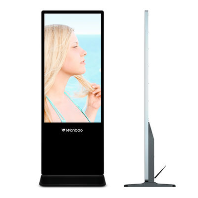 65-calowy kryty wyświetlacz LCD Digital Signage Odtwarzacz reklamowy w wielu językach