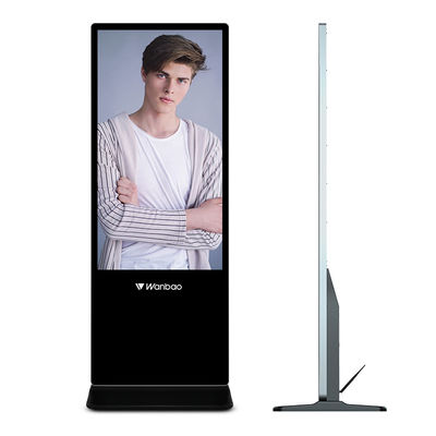 32-65-calowy wyświetlacz LCD Digtal Urządzenia reklamowe Podłogowy odtwarzacz reklamowy LCD