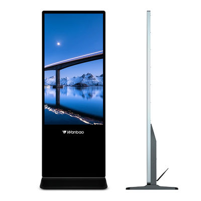 50-calowy ekran dotykowy Kiosk Wifi 3G Wyświetlacz reklamowy Odtwarzacz Digital Signage Digital Signage Reklama Widok