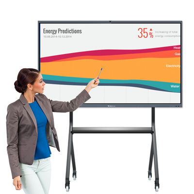 Inteligentna interaktywna tablica 65'' Inteligentny interaktywny płaski panel do biura / szkoły