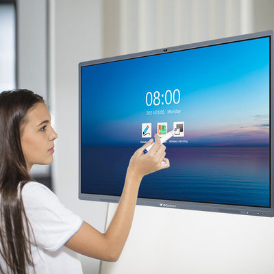 Inteligentna interaktywna tablica 65'' Inteligentny interaktywny płaski panel do biura / szkoły