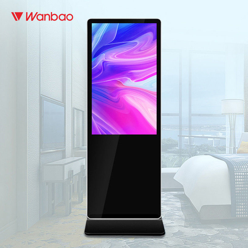 Stojący na podłodze kryty LCD Digital Signage WiFi Full HD Cyfrowy panel reklamowy