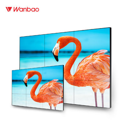 1080P TV LCD ścienne panele wideo Rozwiązanie 55-calowa super wąska ramka LED