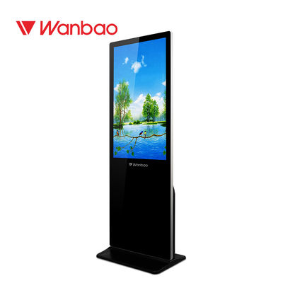 Wolnostojący kryty cyfrowy wyświetlacz reklamowy z ekranem dotykowym LCD do centrum handlowego